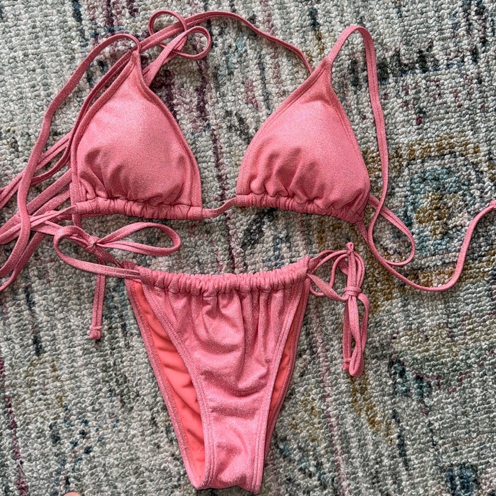 Pink Shimmer Bikini
